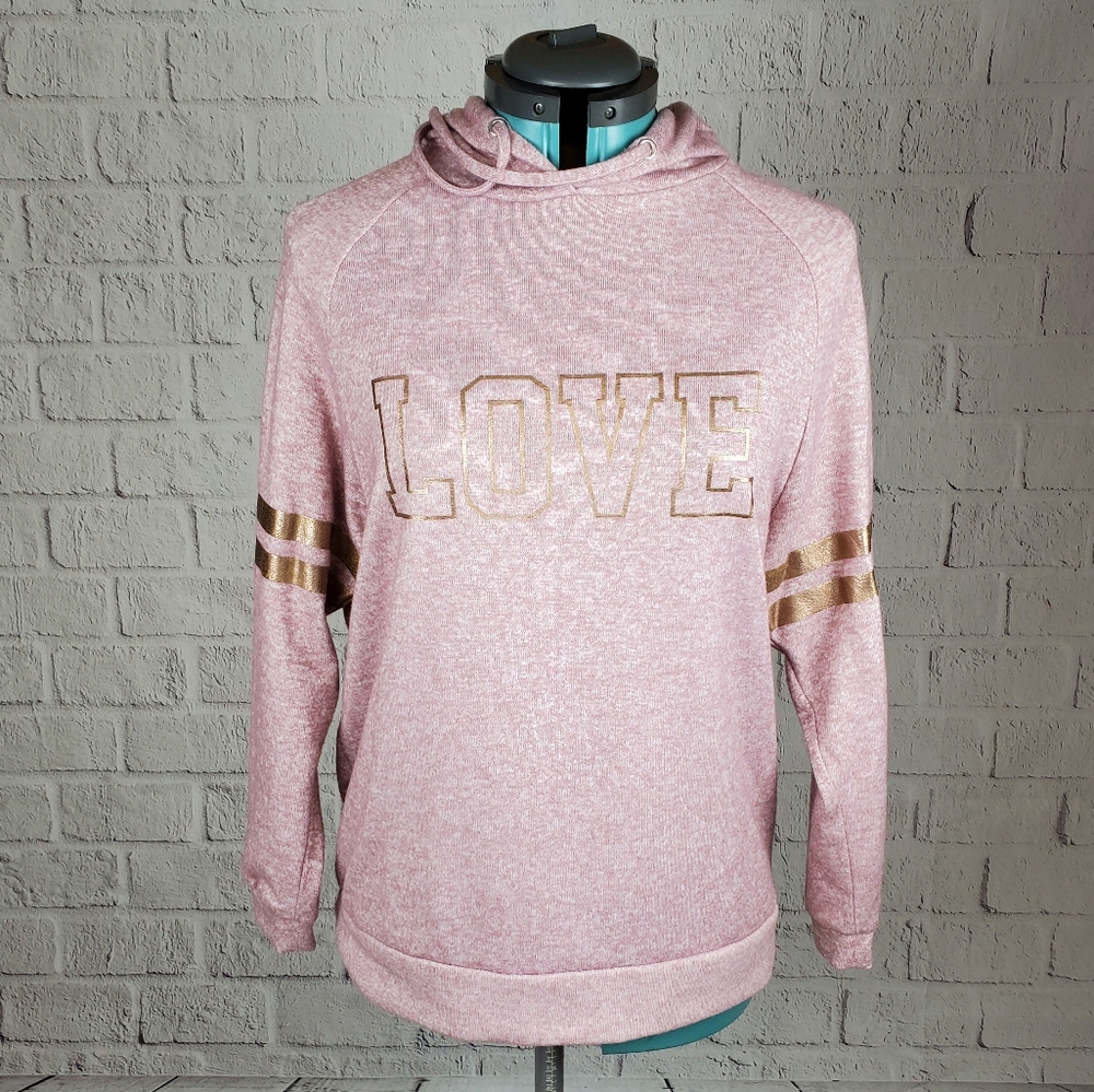 Mandee pink LOVE hoodie